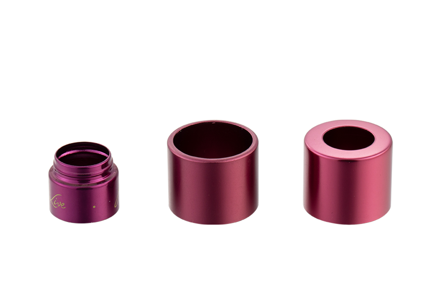 アークアルミニウムサークル化粧品パッケージアクセサリー付き
